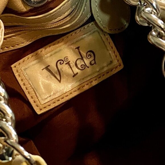 Vida Tan Leather Hand Bag Fashion Purse Brand New NWT - Picture 10 of 11